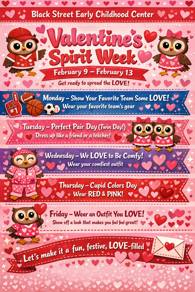 Black Street Early Childhood Center - Spirit Week