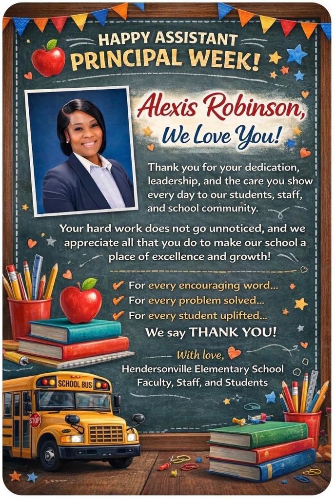 Happy National Assistant Principal's Week!