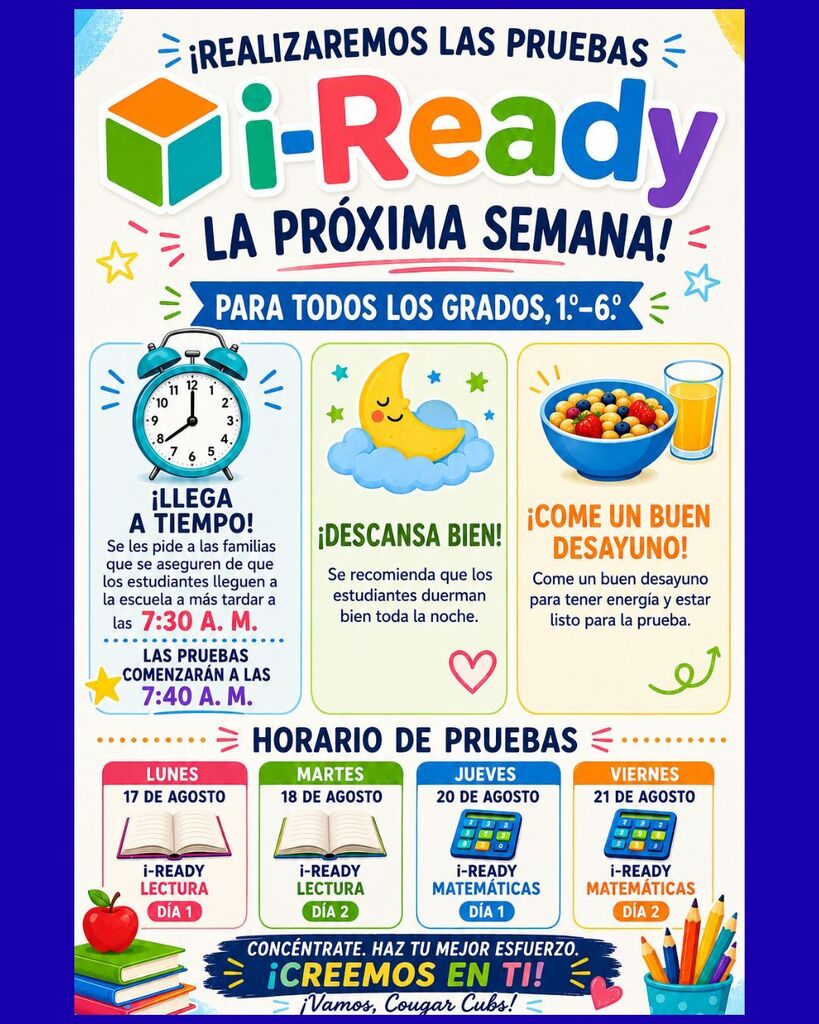 iReady testing spanish