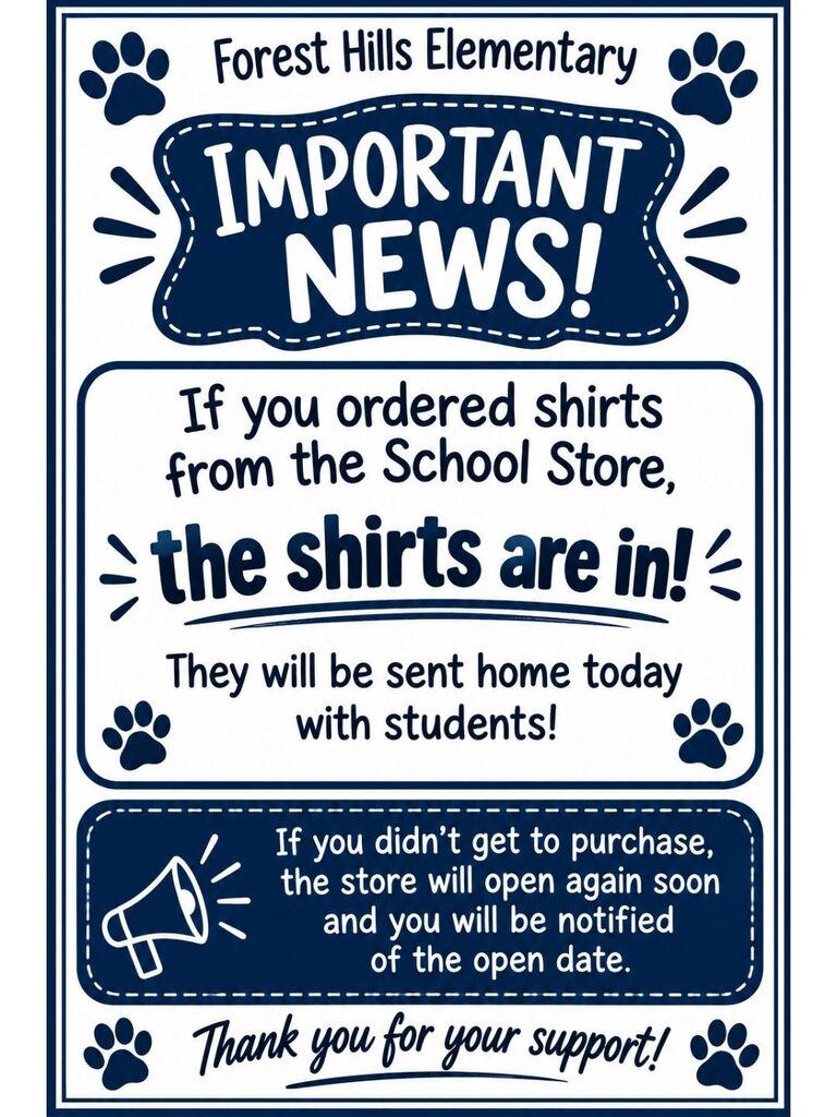 Shirts are in - English