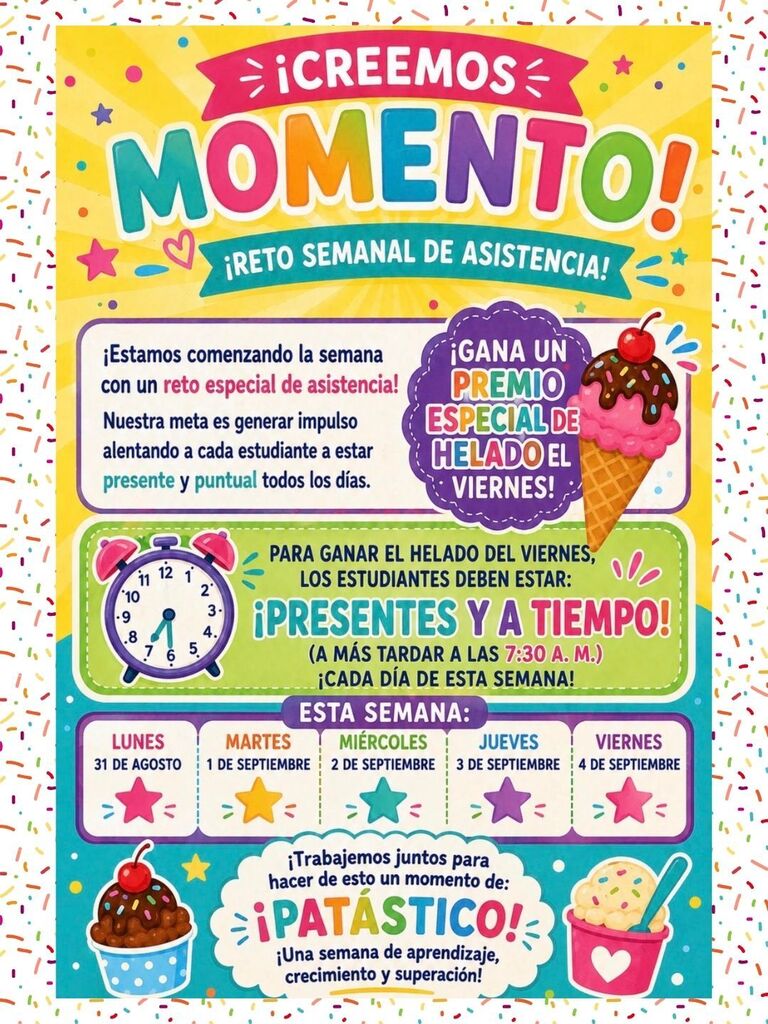 Attendance Challenge Spanish