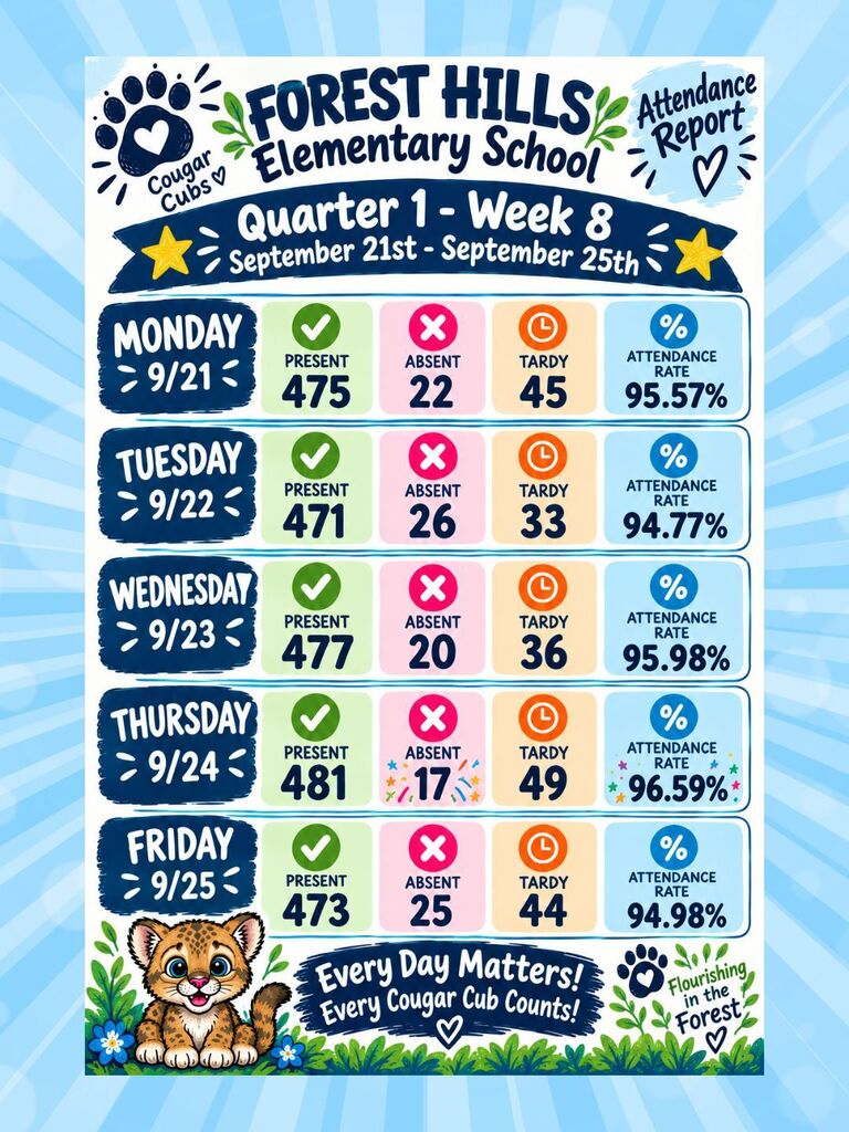 Week 8 Attendance
