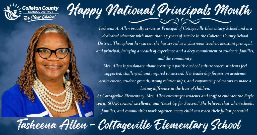 Tasheena Allen - Cottageville Elementary School
