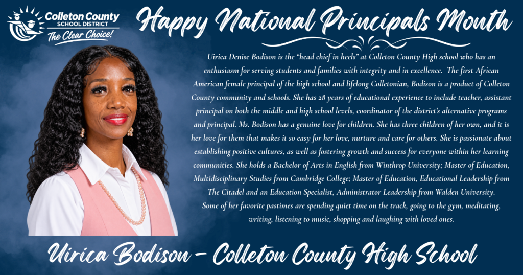 Uirica Bodison - Colleton County High School