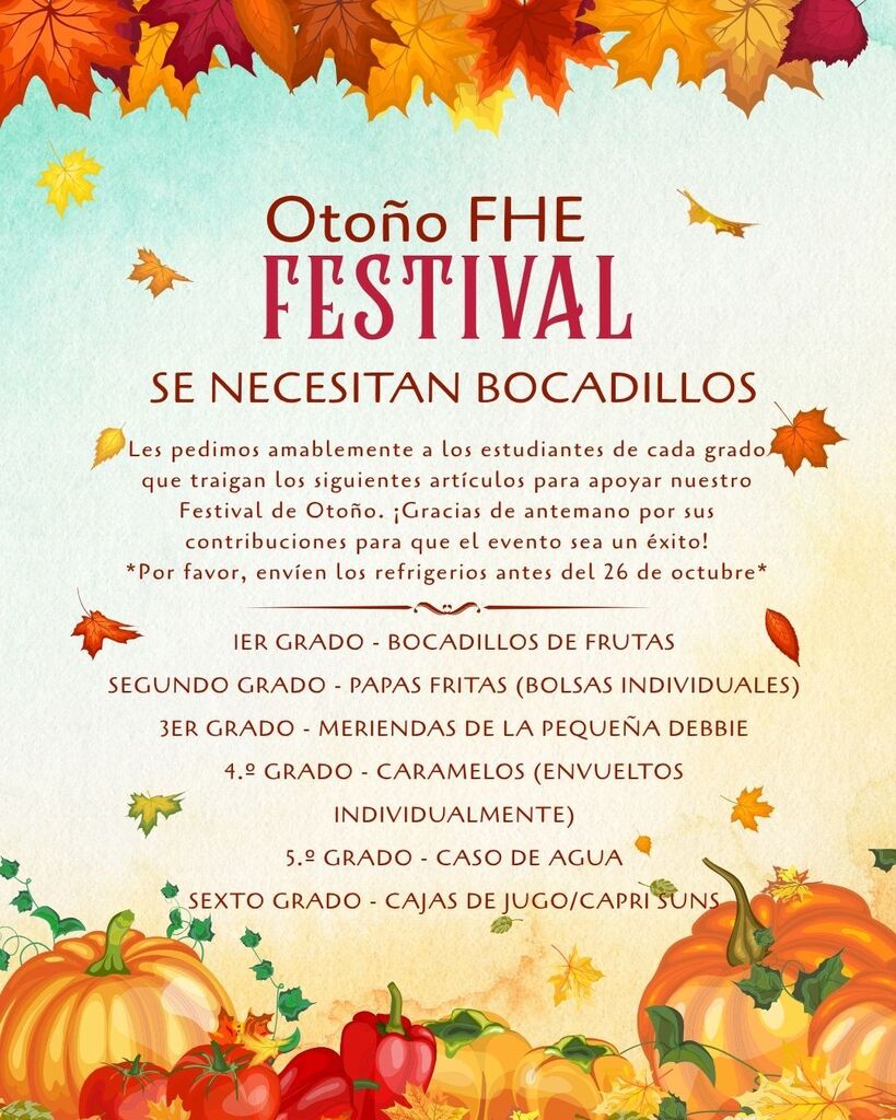 Fall Festival Spanish