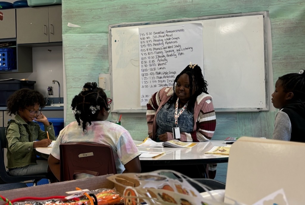Teacher & 3 students