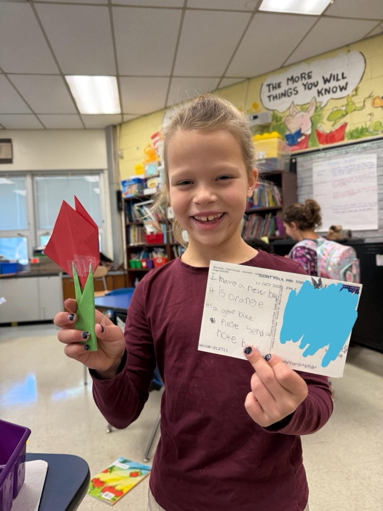 2nd grade pen pal writing