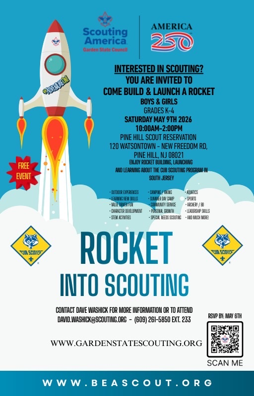 rocket into scouting