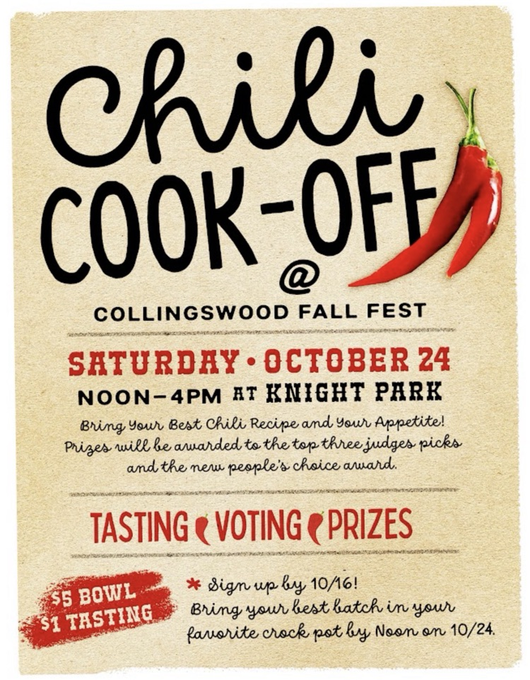 chili cook off 10/24