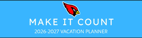 2026 - 2027 Vacation Planner