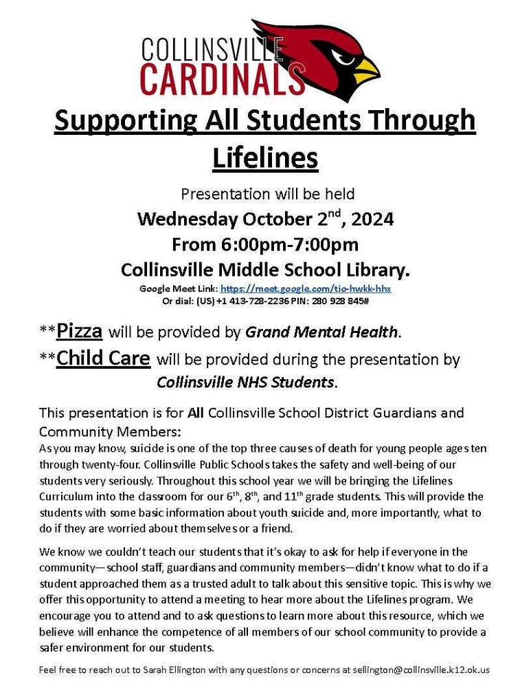 Lifelines Flyer