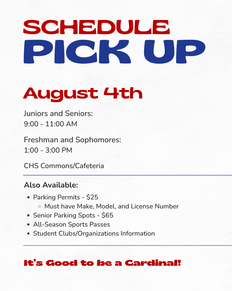 Schedule Pick Up