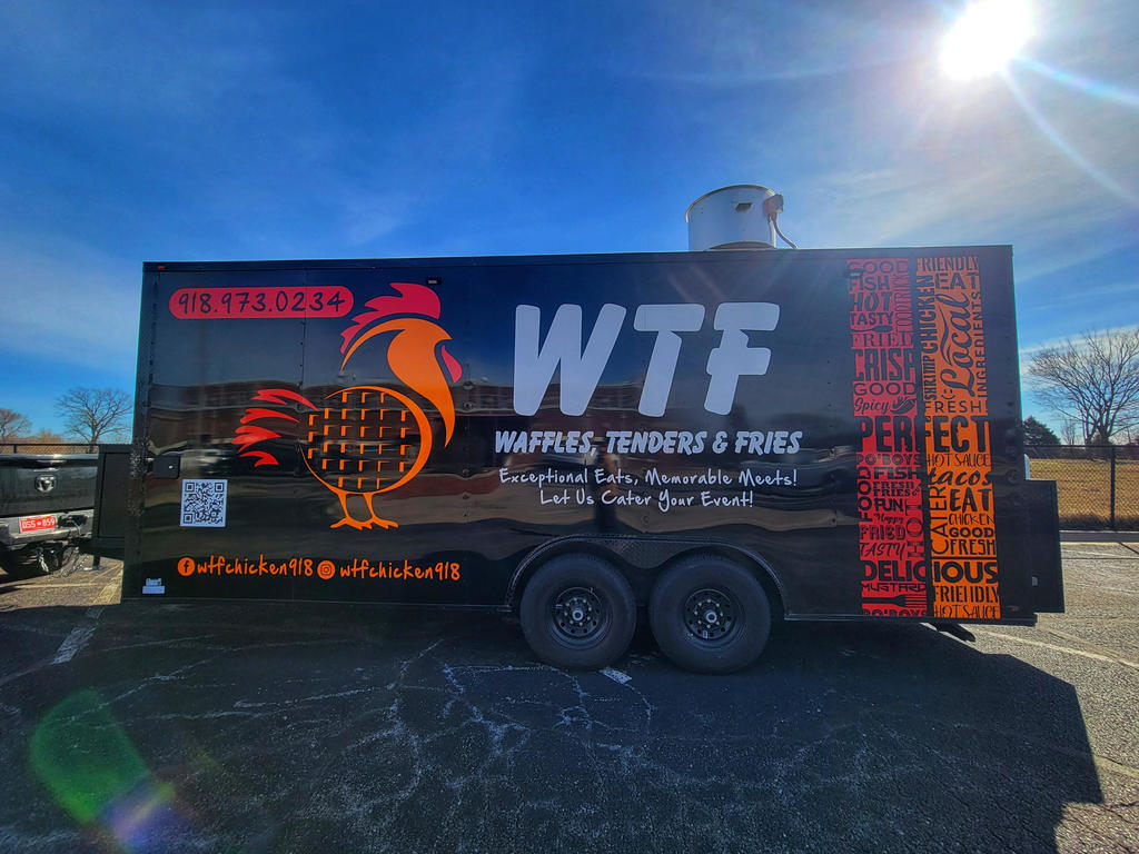 Make plans to pick up dinner from WTF (Waffles, Tenders, and Fries) Chicken! They will be set up in the parking lot, and 20% of the proceeds will be donated to CHS!
