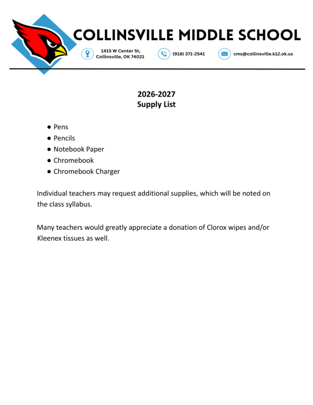 supply list