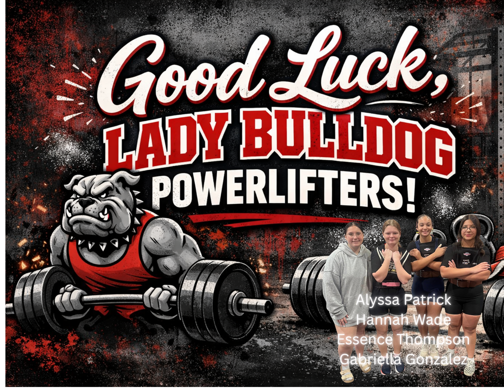 Girls Powerlifting Regional Qualifiers are competing today at Palacios HS! Hannah Wade Alyssa Patrick Gabriella Gonzalez Essence Thompson
