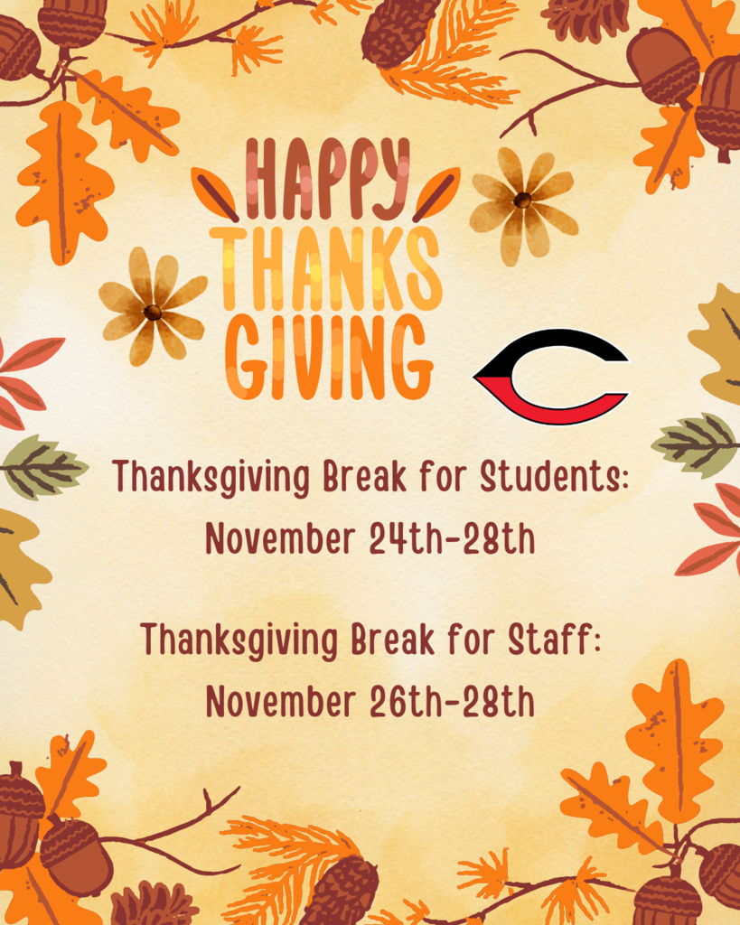 Thanksgiving Break Reminder