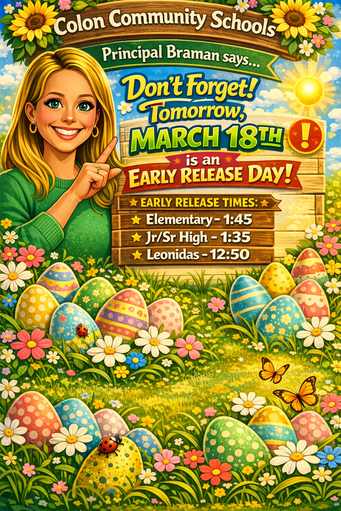 Early Release Day March 18th, 2026