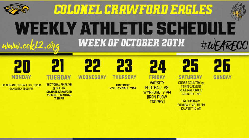 10-20 Sports Schedules
