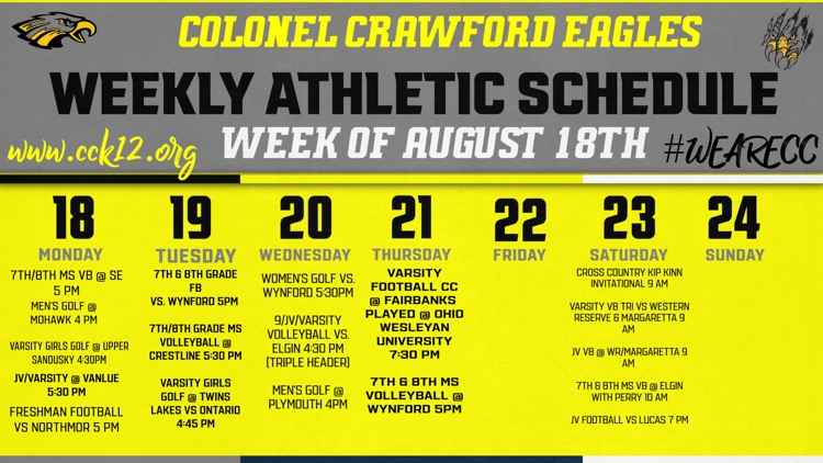 CC Athletics 8-18