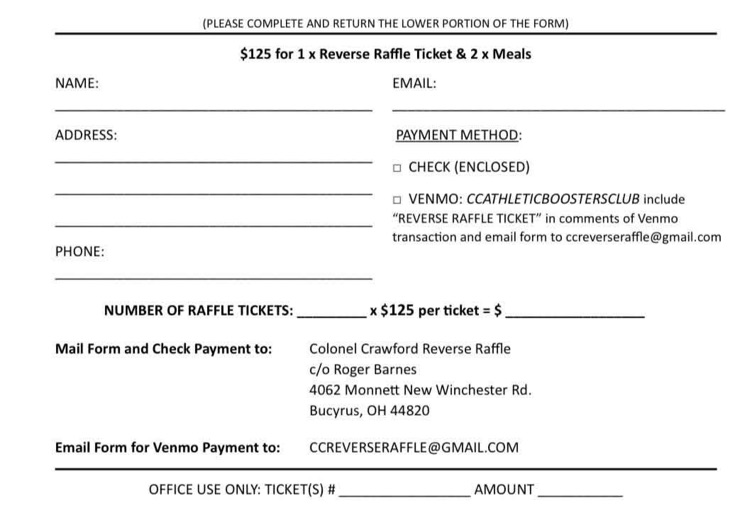 More Info on the Raffle