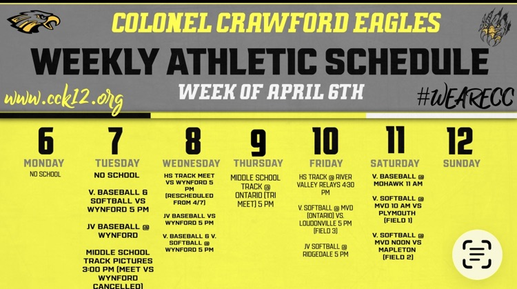 Weekly Update Athletics