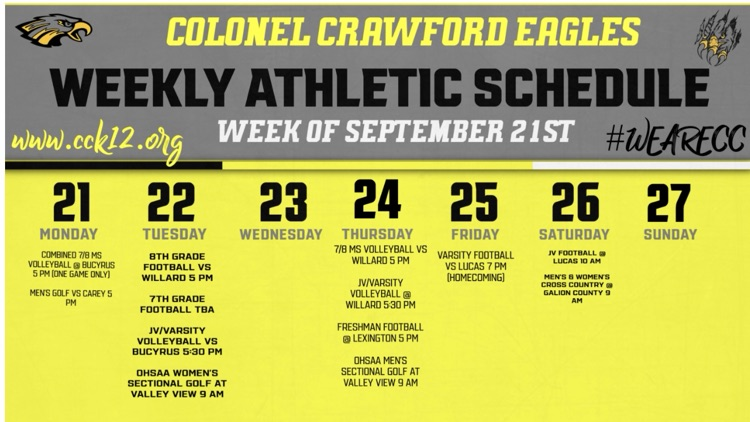 CC Athletic Weekly Update