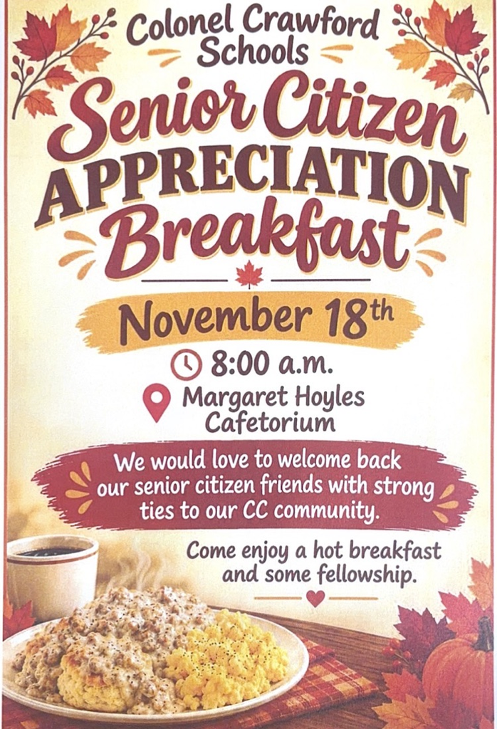senior citizen breakfast flyer