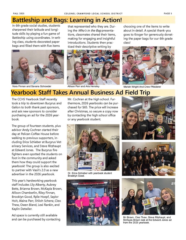 Fall Newsletter