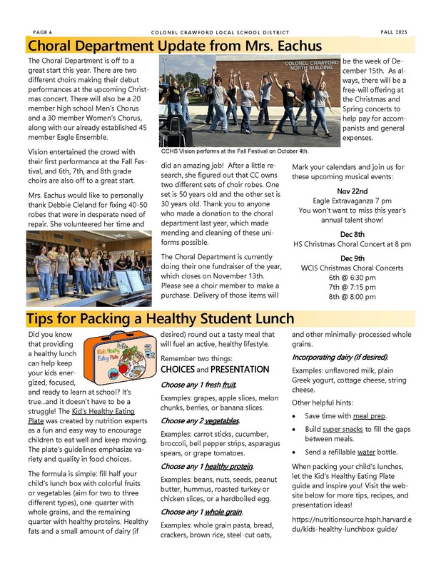 Fall Newsletter
