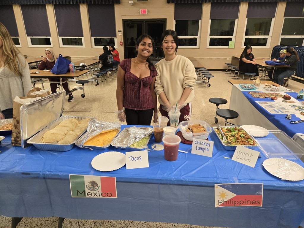 ESL Night Food Table - Mexico and Philippines