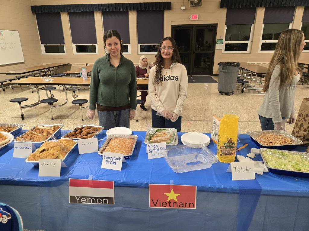 ESL Night Food Table - Yemen and Vietnam