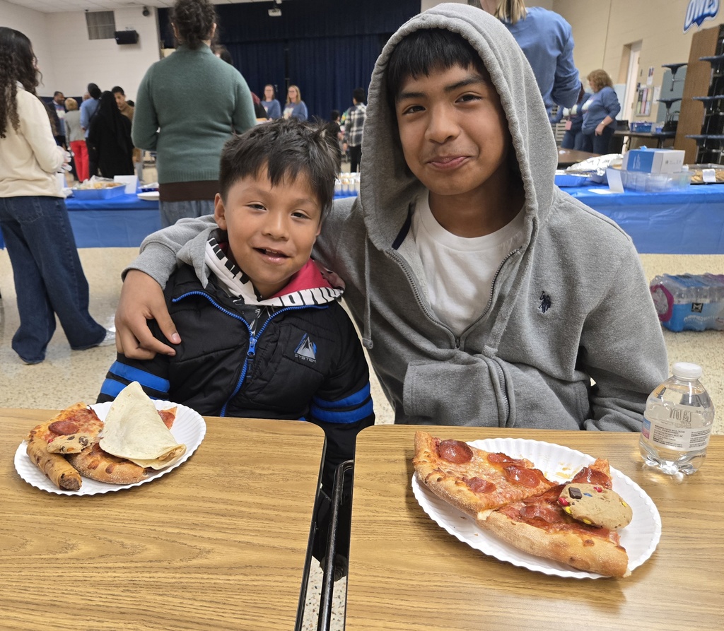 ESL Night kids at Dinner