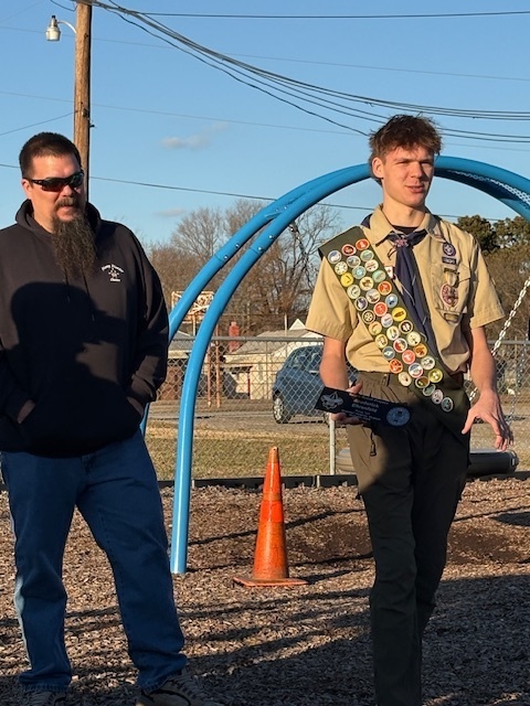 Eagle Scout with Plaque