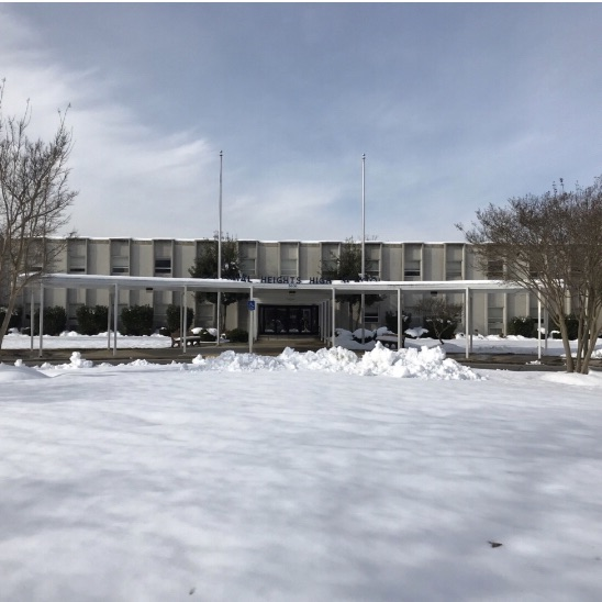 picture of CHHS school building with snow