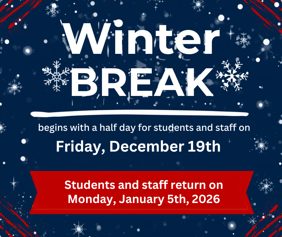 Winter Break Announcement