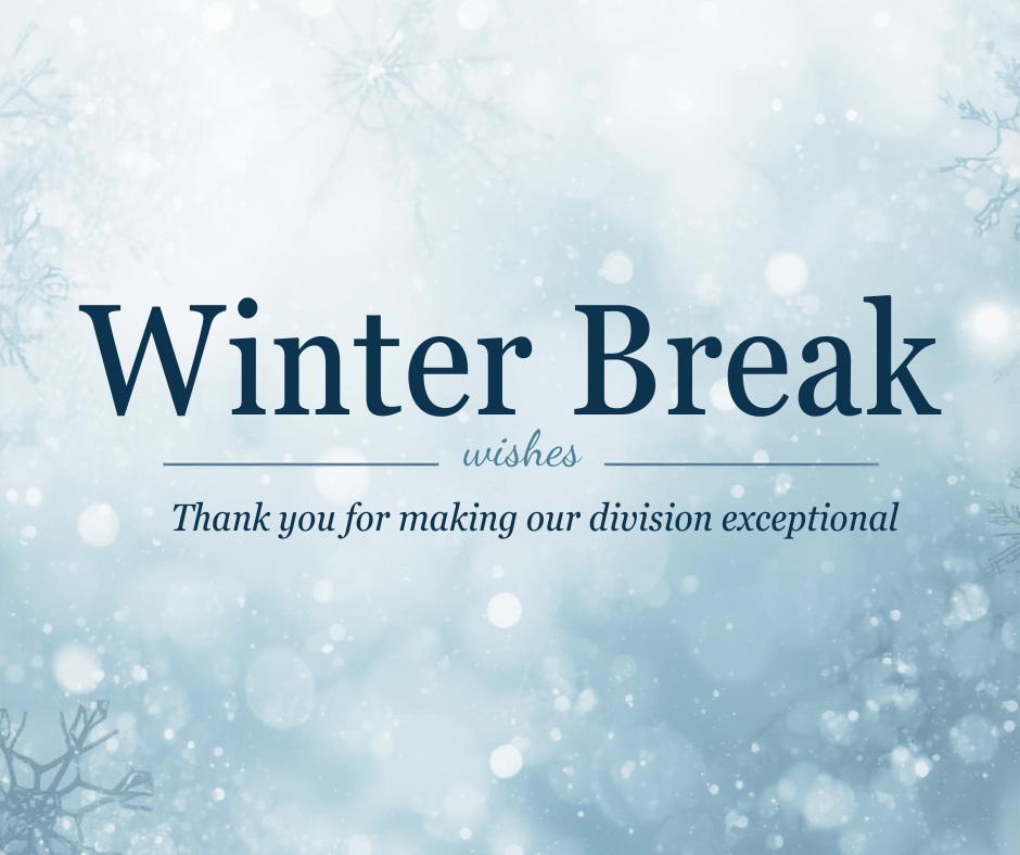 Warm Winter Break Wishes Graphic
