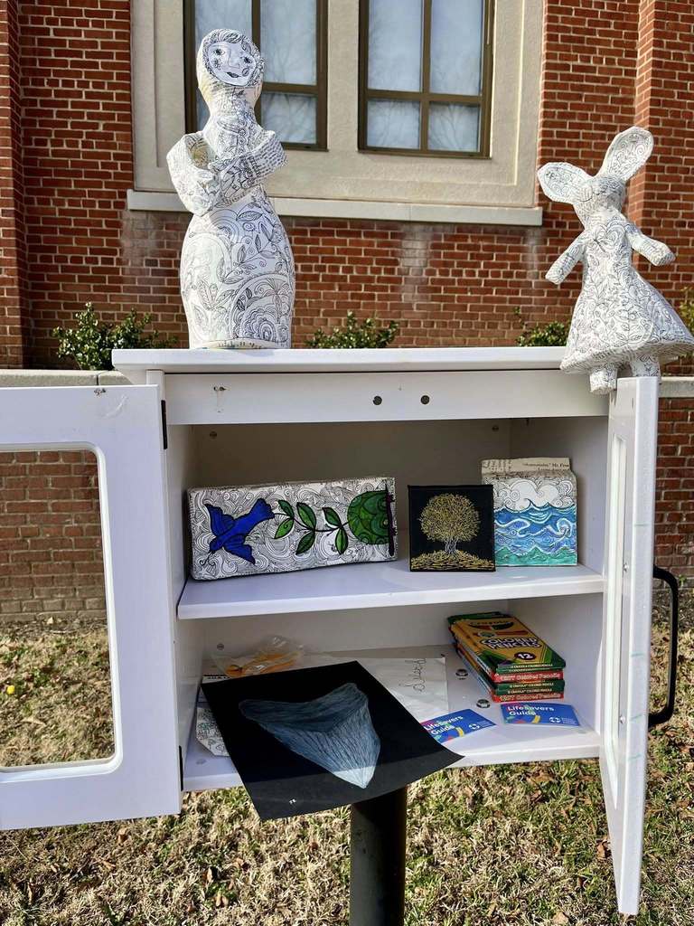 All contents of Little Free Art Gallery