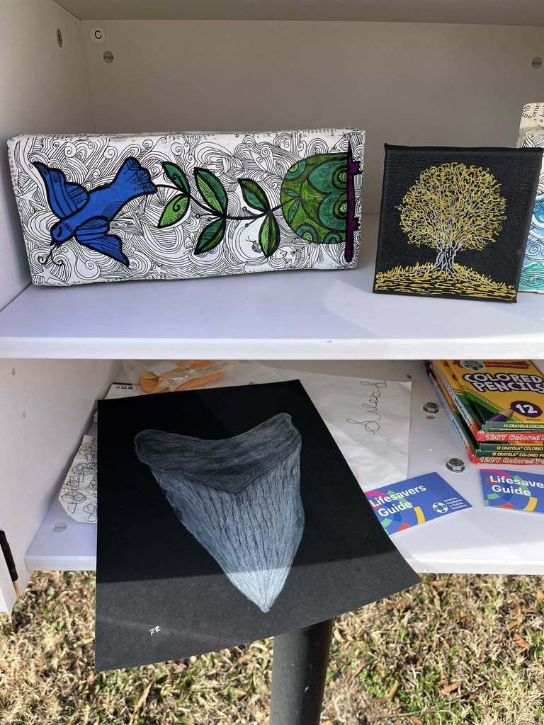 Contents of Little Free Art Gallery