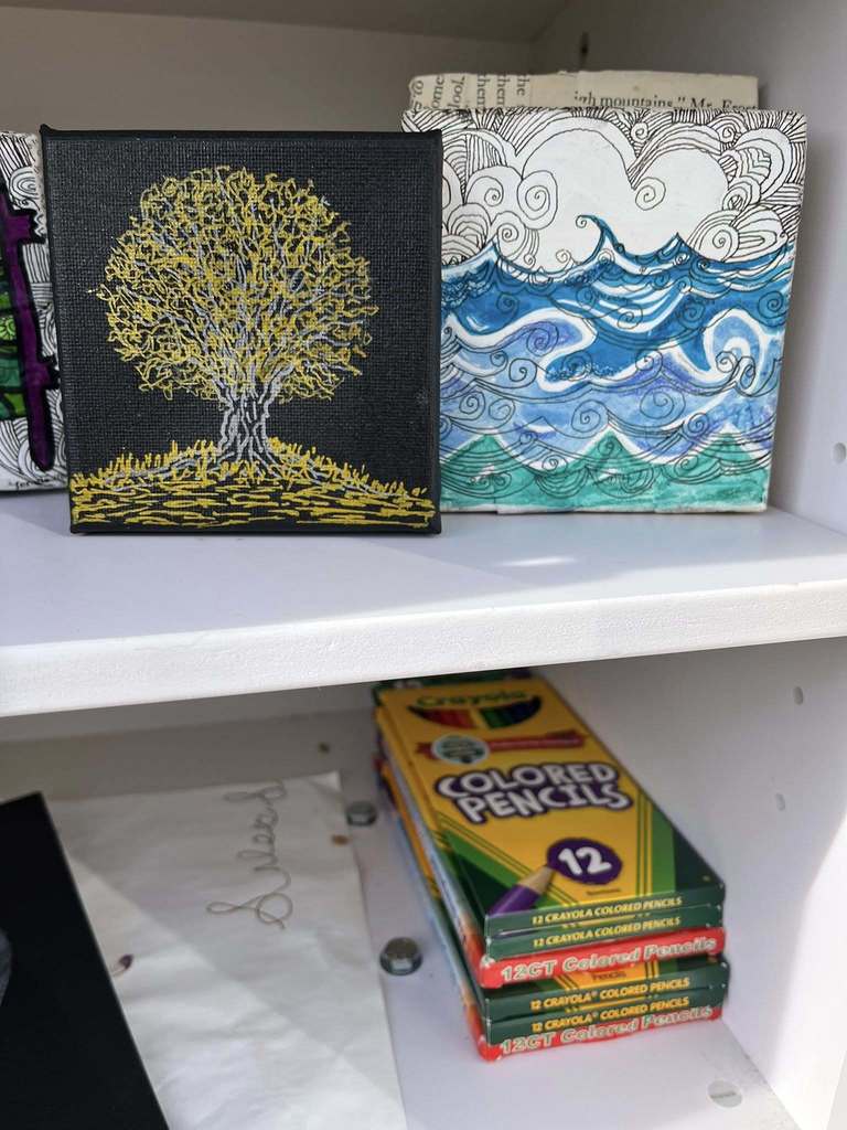 Contents of Little Free Art Gallery