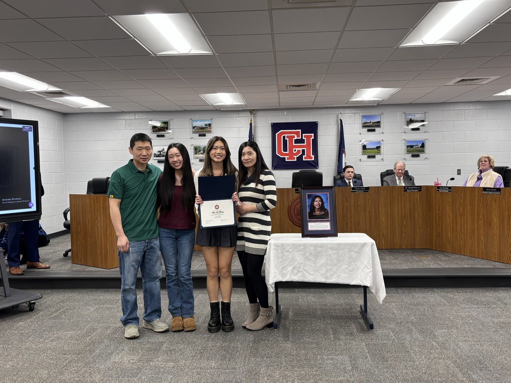 October Senior of the Month with Family