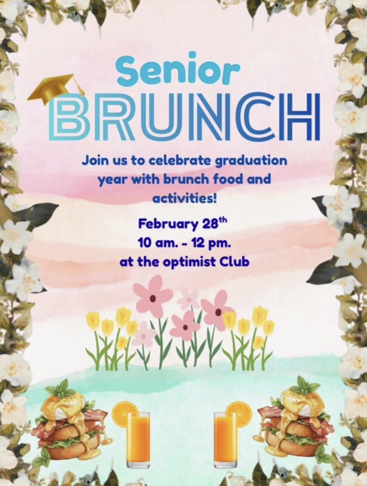 Senior brunch flyer