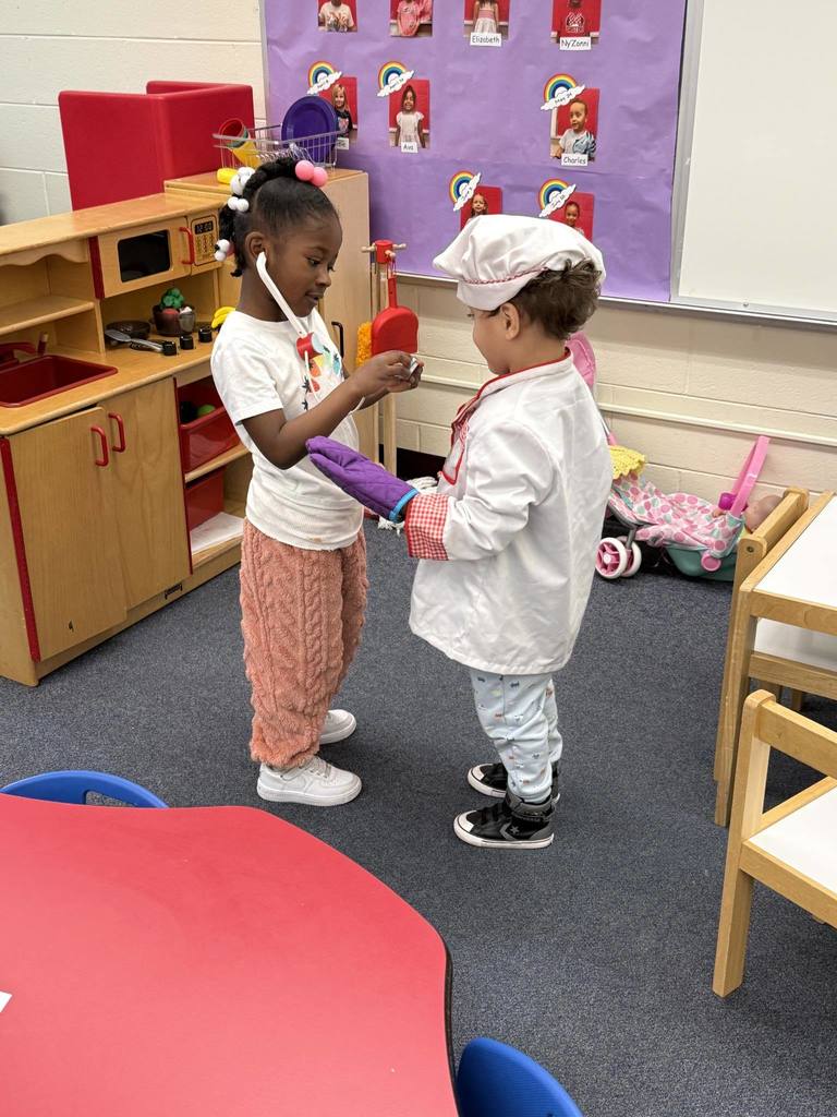 Students in Home Center