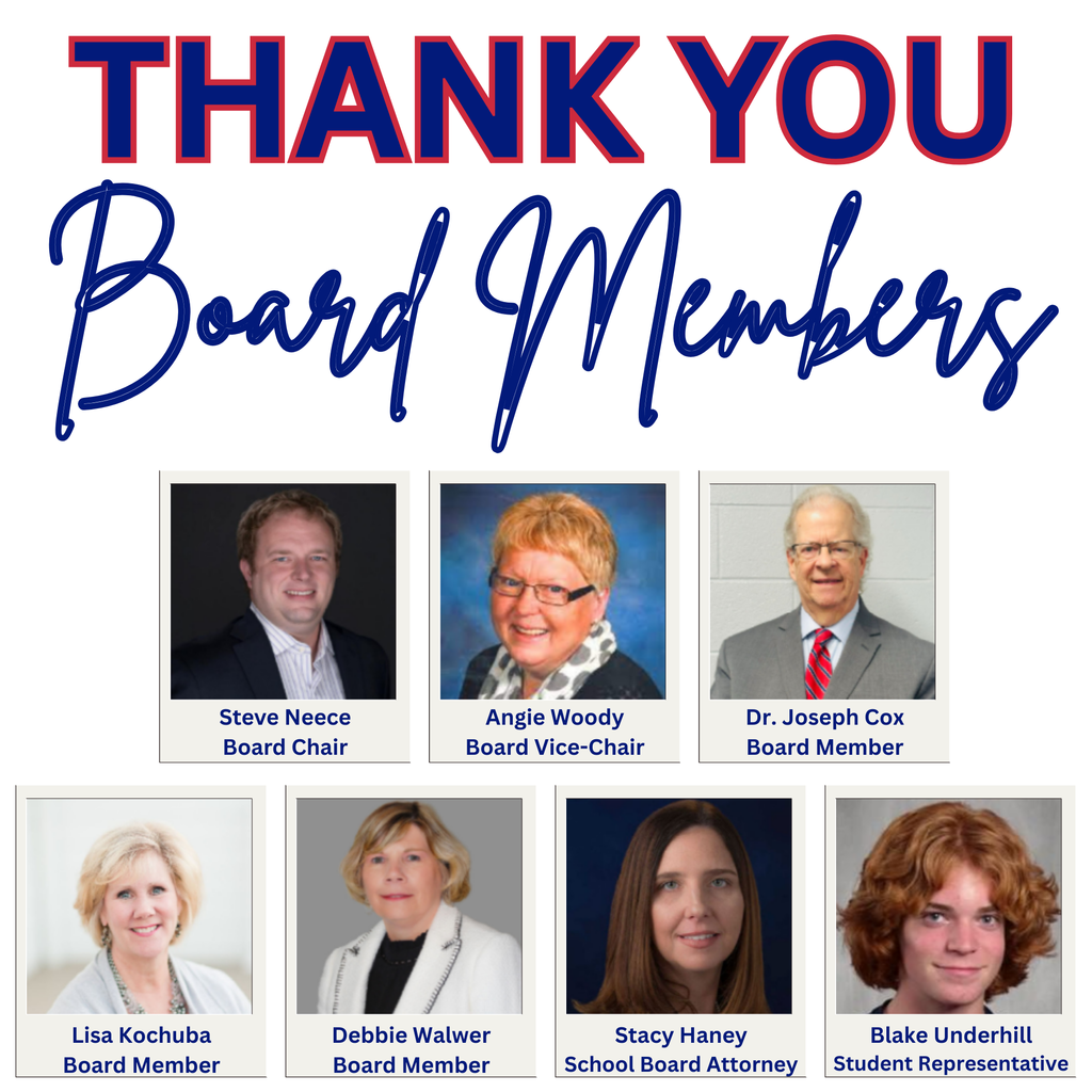 Thank you Board Members Graphic