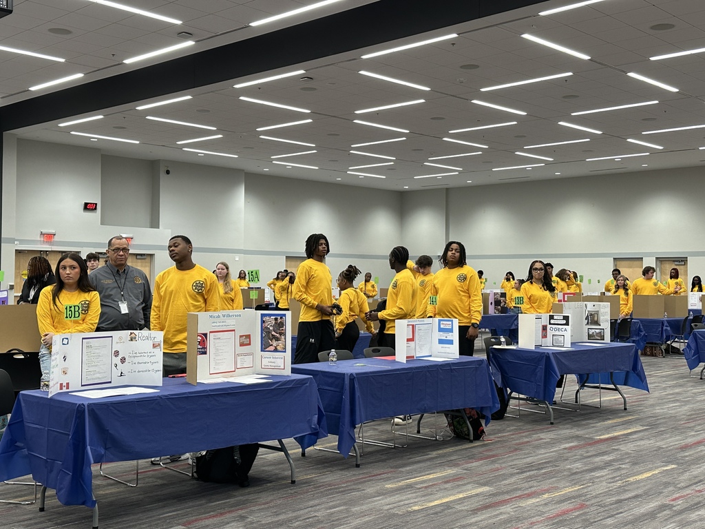 Students Preparing for Fair