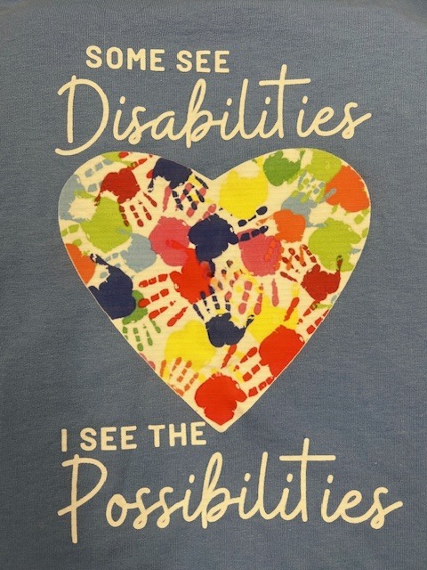 Some See Disabilities I see the Possibilities t shirt 