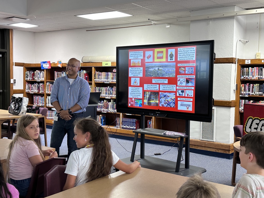 LEGO Representative presenting