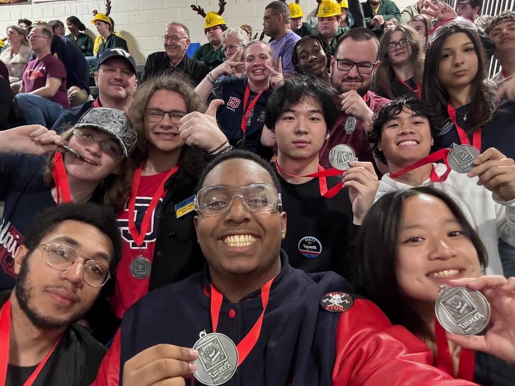 CHHS Robotics Team with Medals