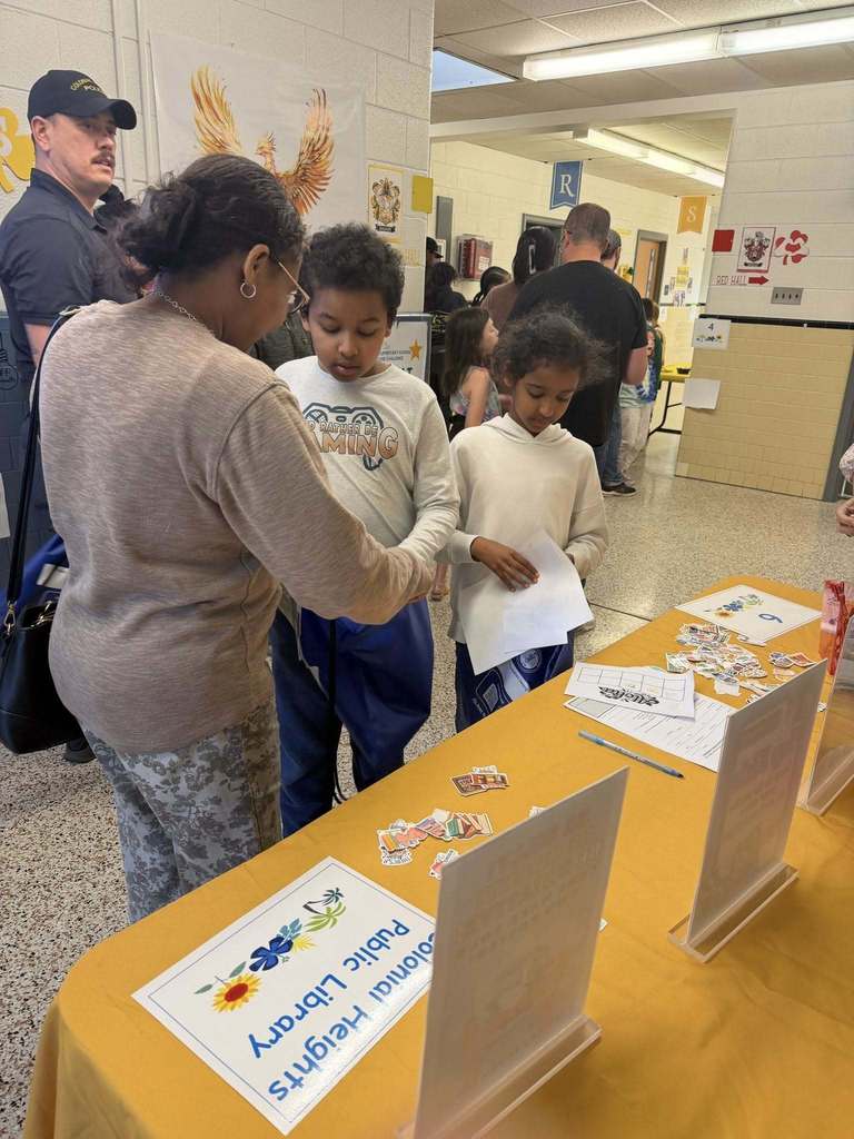 Family Picking Up Resources