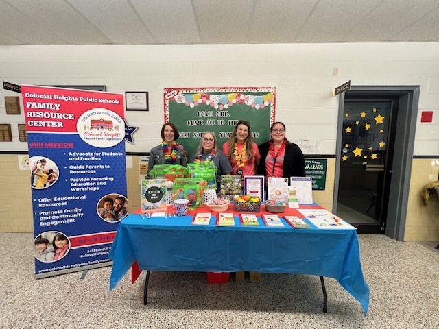 Family Engagement Team at the Learning Luau