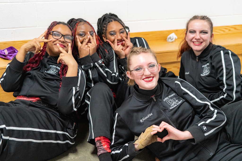 Girls Posing Together